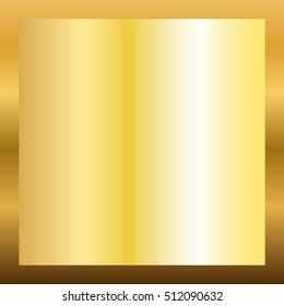 Gold texture vertical square pattern in frame. Light realistic, shiny, metallic golden gradient template. Abstract fashion metal decoration. Design for award, sale, background. Vector Illustration