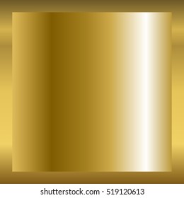 Gold texture vertical square pattern in frame. Light realistic, shiny, metallic golden gradient template. Abstract fashion metal decoration. Design for award, sale, background. Vector Illustration