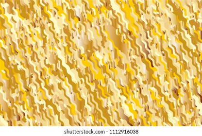 Gold texture. Yellow-golden gradient background. Minimal design. Abstract pattern with wave lines. Luxury colorful striped background. Geometric wavy backdrop. Vector illustration  