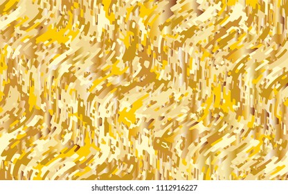 Gold texture. Yellow-golden gradient background. Minimal design. Abstract pattern with wave lines. Luxury colorful striped background. Geometric wavy backdrop. Vector illustration  