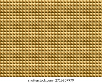 Ilustración de fondo de bloque tridimensional dorado