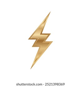 Gold thunder bolt High Energy Thunder and Bolt Logo Concept