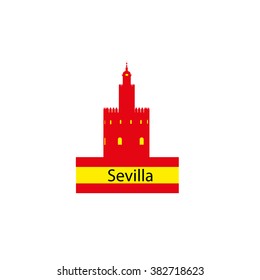 gold tower in Seville Spain