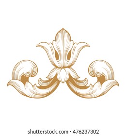 Gold traditional, Islam, arabic, indian ornament. Decorative retro greeting card or invitation design.