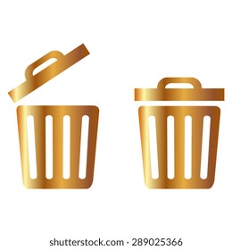 Gold Trash icon
