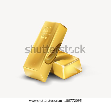 Gold treasure. Vector eps 10