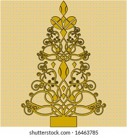 gold tree black shadow (use together or separate)