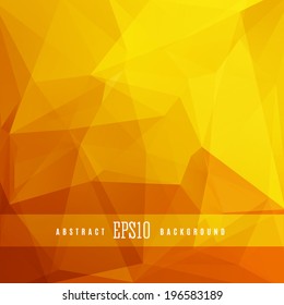 Gold triangle abstract design background template