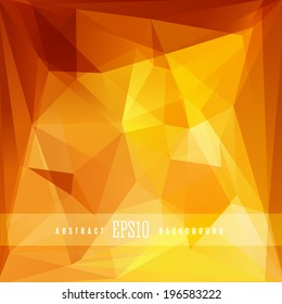 Gold triangle abstract design background template