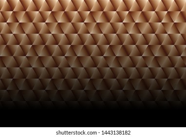 gold triangle background with shadow, 
stacked geometric images pattern