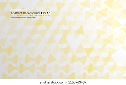 gold triangle geometric background vector