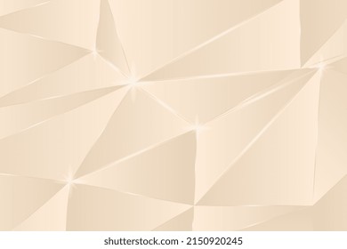 Fondo de línea del triángulo dorado. Superficie geométrica de lujo de primera calidad. Textura transparente de brillo triangular