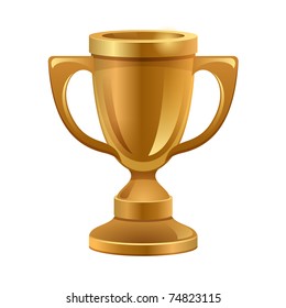 Gold trophy