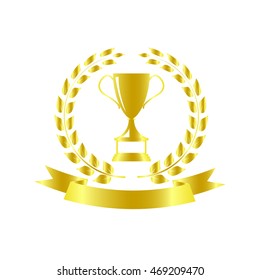 gold trophy and awards icons