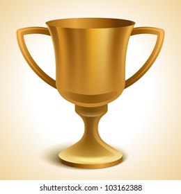 Gold Trophy Cup