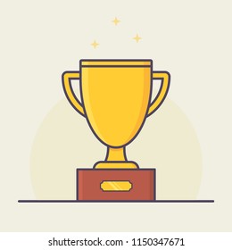 Gold Trophy Cup