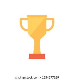 Gold trophy design, Winner competition success sport achievement leadership and challenge theme Vector illustration