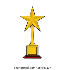 gold trophy icon