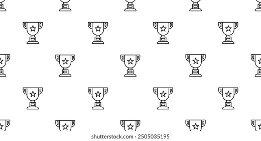 Gold trophy pattern drawing artline