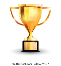 Trofeo de Oro para el Clip Art Ganador