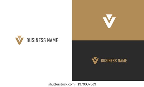 Gold Tulip Brand Vector Logo, Minimal Tulip Logo Design