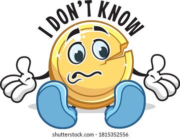 Gold vector coins character design