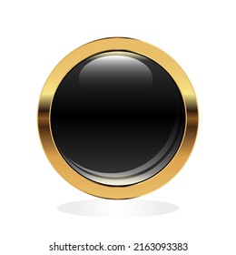 Gold vector design element with space for your text