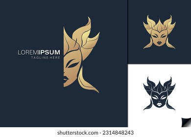Gold vector icon. vector illustration logo design.