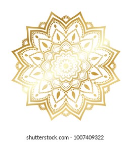 Gold Vector Mandala