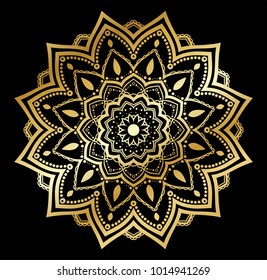 Gold Vector Mandala