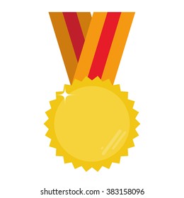 Gold vector medal with room for your text or image