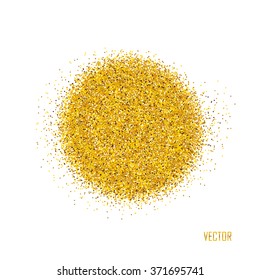 Gold vector sparkles on white background. Gold glitter background. Gold template background for banner, card, vip, exclusive, certificate, gift, luxury, privilege, voucher, store, present, shopping