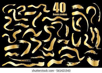 gold vector template set of grunge banners abstract backgrounds for promotion