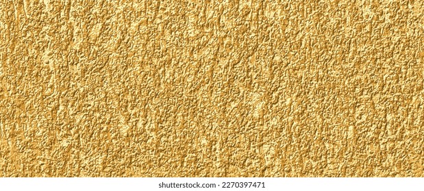 Gold vector texture for cover design, cards, flyers, poster, banner. Gold paint. Luxury backdrop for design. Empty blank for text. Hand drawn golden backdrop.