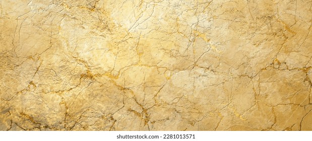 Gold vector texture for cover design, cards, flyers, poster, banner. Bronze paint. Stone backdrop for design. Empty blank for text. Hand drawn golden backdrop. Vintage aged metallic texture.	