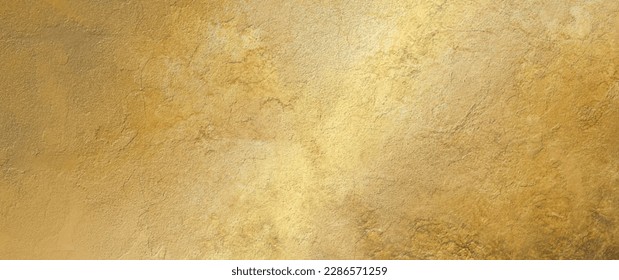 Gold vector texture for cover design, cards, flyers, poster, banner. Bronze paint. Stone backdrop for design. Empty blank for text. Hand drawn golden backdrop. Vintage aged metallic texture.	