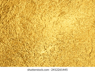 Textura vectorial de oro para diseño de portada, tarjetas, volantes, afiches, banner. Pintura vieja de bronce. Fondo dorado para el diseño. La mano dibujó un fondo dorado. Textura metálica vintage.
