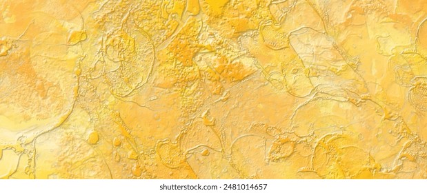 Gold vector texture for cover design, cards, flyers, poster, banner. Bronze paint. Stone backdrop for design. Empty blank for text. Hand drawn golden backdrop. Vintage aged metallic texture.	