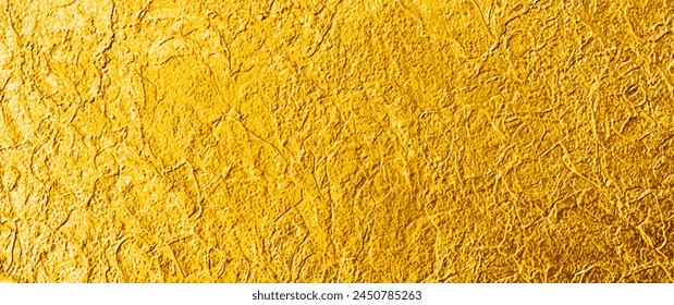 Gold vector texture. Golden luxury background for card, cover design, flyers. Yellow hand drawn illustration for design. Bright metal surface.
