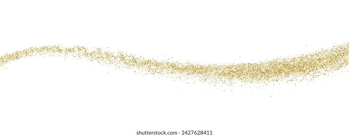 Gold Vektor Textur Muster auf weißem Hintergrund. Helles goldenes Konfetti. Gelber Bildhintergrund. Konstruktionselement.	
