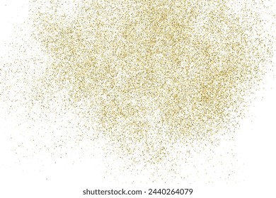 Patrón de textura vectorial de oro sobre fondo blanco. Confeti dorado claro. Fondo De Ilustración Amarillo. Elemento de diseño.	eps 10.