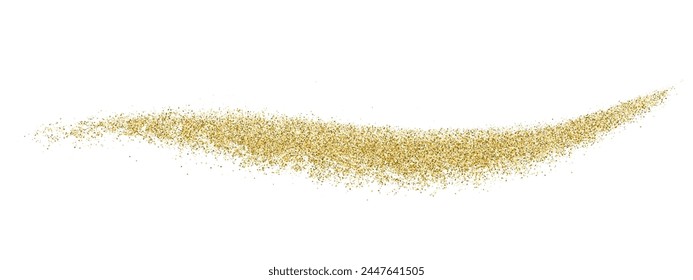 Vektorgrafik-Textur-Muster auf weißem Hintergrund. Helles goldenes Konfetti. Gelber Bildhintergrund. Konstruktionselement.	EPS 10.