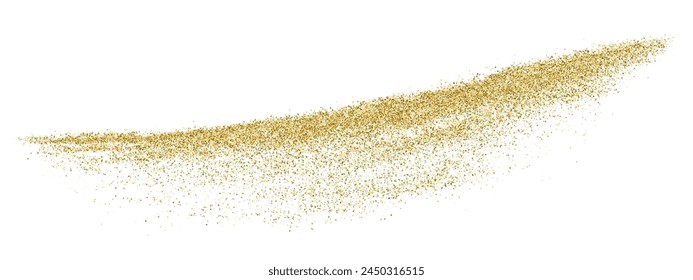 Vektorgrafik-Textur-Muster auf weißem Hintergrund. Helles goldenes Konfetti. Gelber Bildhintergrund. Konstruktionselement.	EPS 10.