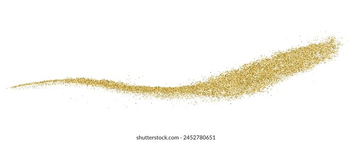 Vektorgrafik-Textur-Muster auf weißem Hintergrund. Helles goldenes Konfetti. Gelber Bildhintergrund. Konstruktionselement.	EPS 10.