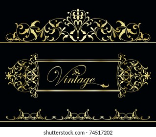 gold vintage