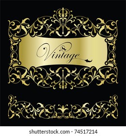gold vintage