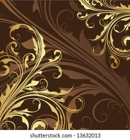 Gold vintage background