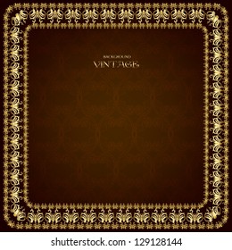 Gold  vintage frame