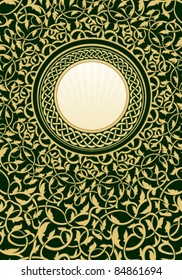 Gold vintage frame