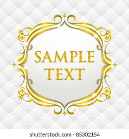 gold vintage frame